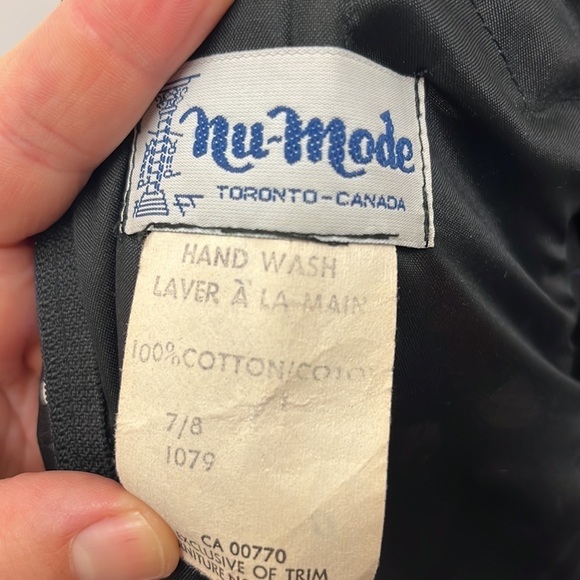 1980s Rockabilly Crinoline Off-the-Shoulder Polka Dot Flower Twirly Party‎ Dress - Picture 3 of 7